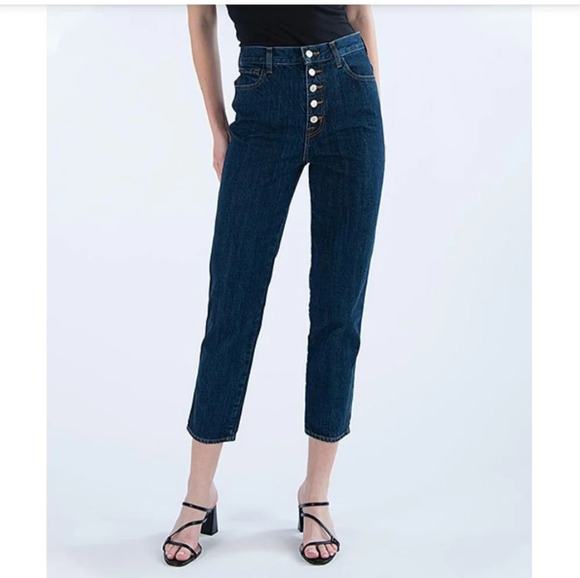J Brand high waist chopped jeans bnwt size 24 - Picture 1 of 2
